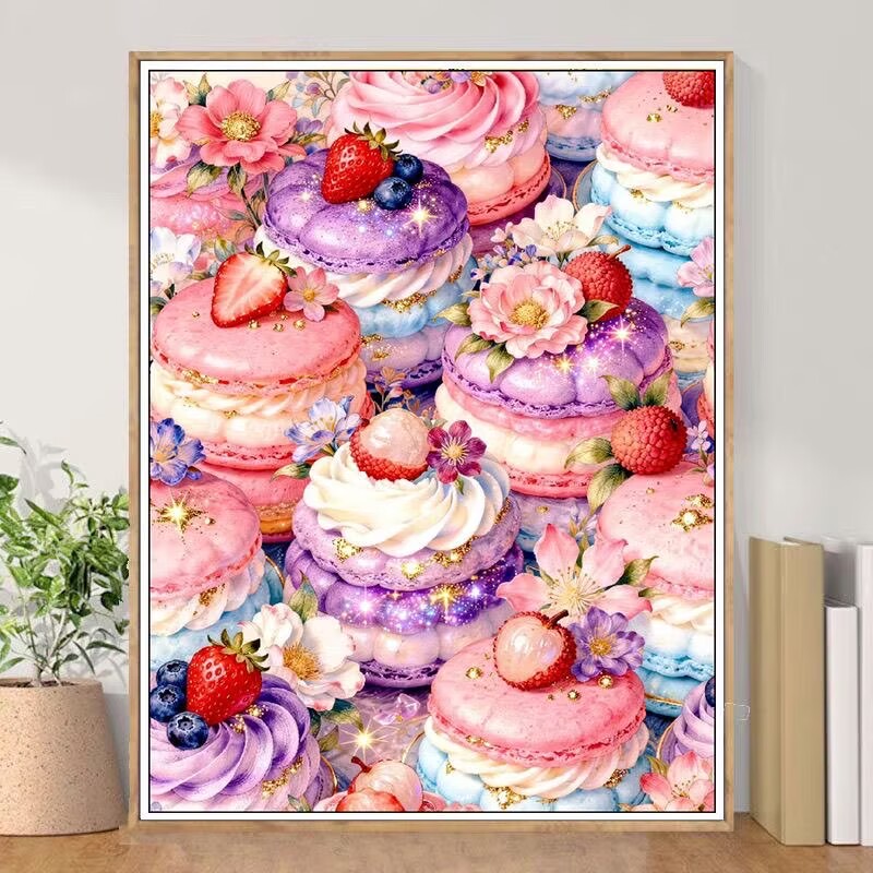 Cotton Embroidery Thread Skeins - 9CT 14ct Cake Printed Kits Cross