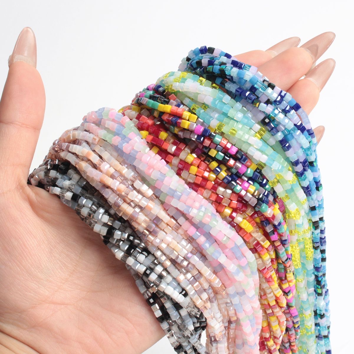 Glass Seed Beads 2Mm Jewelry Making - 2mm 160pcs Czech Crystal Glass Beads