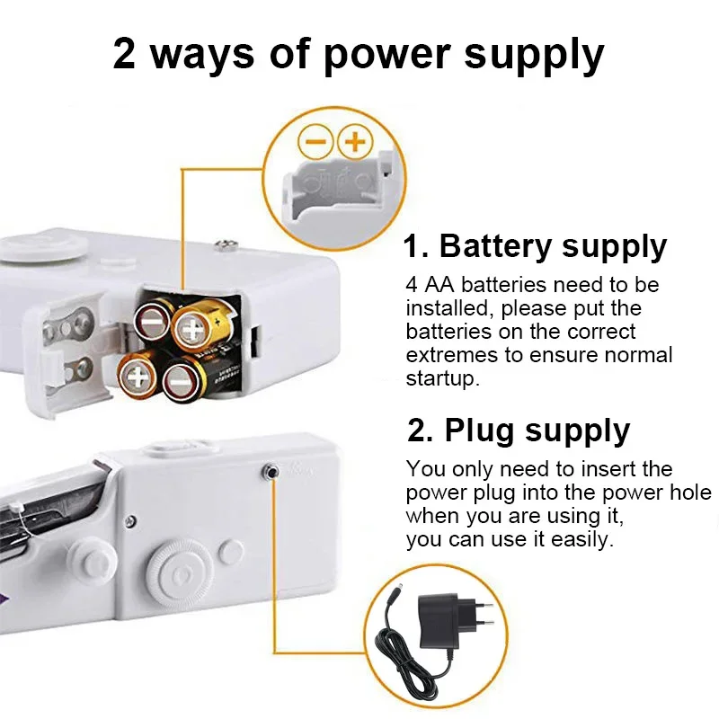 Portable Sewing Machine Manual - огляд і ціна Mini Electric Sewing Machine Handheld