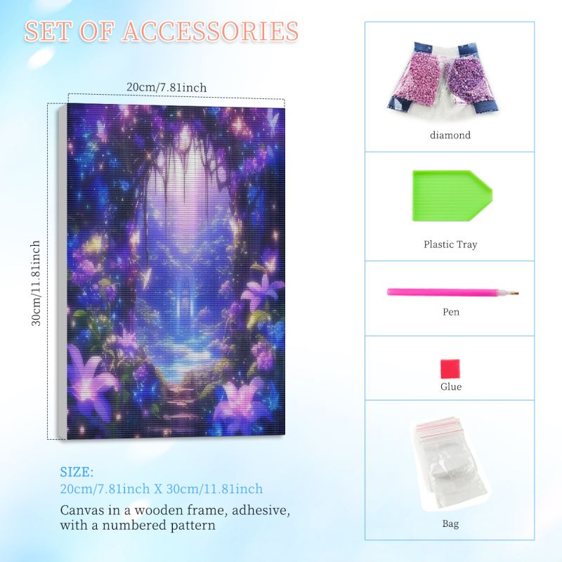 RUOPOTY Framed Luminous Forest - огляд і ціна Painting Supplies