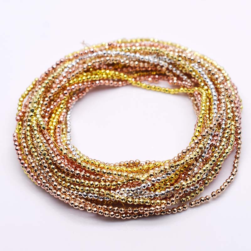 2mm 200pcs Gold Color Crystal  - огляд і ціна Glass Seed Beads 2Mm Jewelry Making