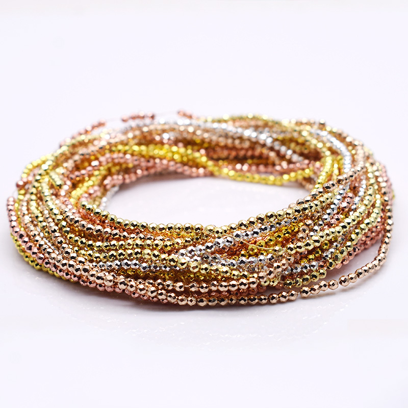 2mm 200pcs Gold Color Crystal  - огляд і ціна Glass Seed Beads 2Mm Jewelry Making