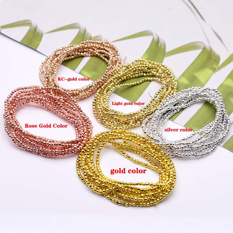 2mm 200pcs Gold Color Crystal  - огляд і ціна Glass Seed Beads 2Mm Jewelry Making