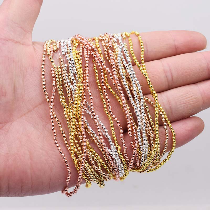 2mm 200pcs Gold Color Crystal  - огляд і ціна Glass Seed Beads 2Mm Jewelry Making