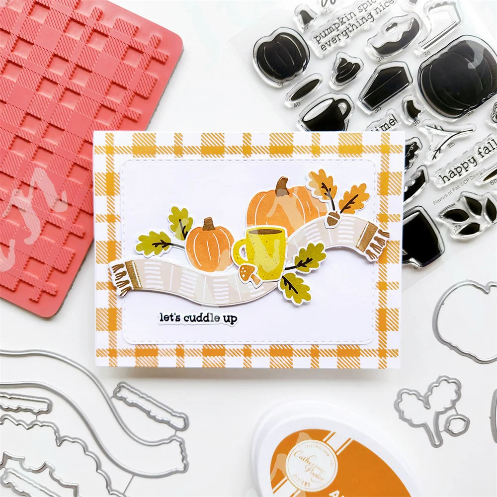 Flannel Background Stamp New M - огляд і ціна Clear Silicone Stamps For Card Making