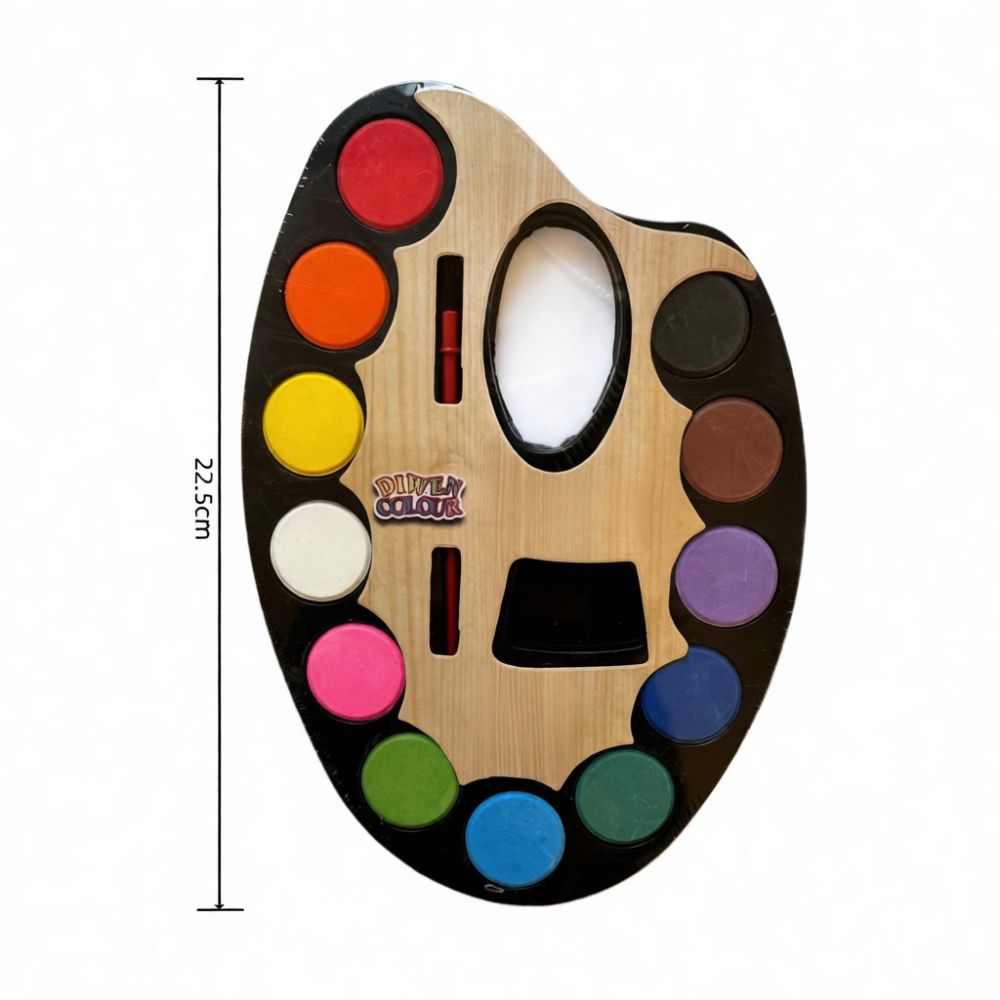 12 Solid Watercolor Pigment Ki - огляд і ціна Painting Supplies