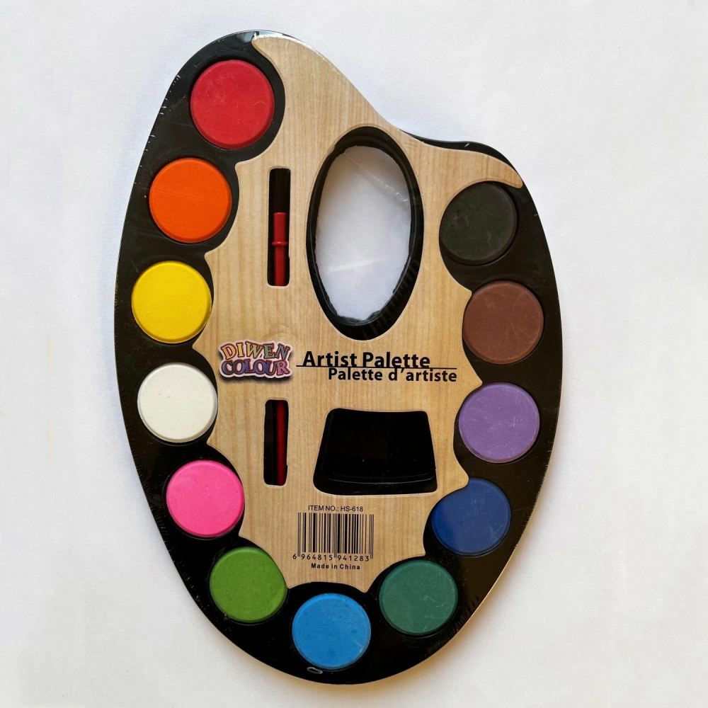 12 Solid Watercolor Pigment Ki - огляд і ціна Painting Supplies