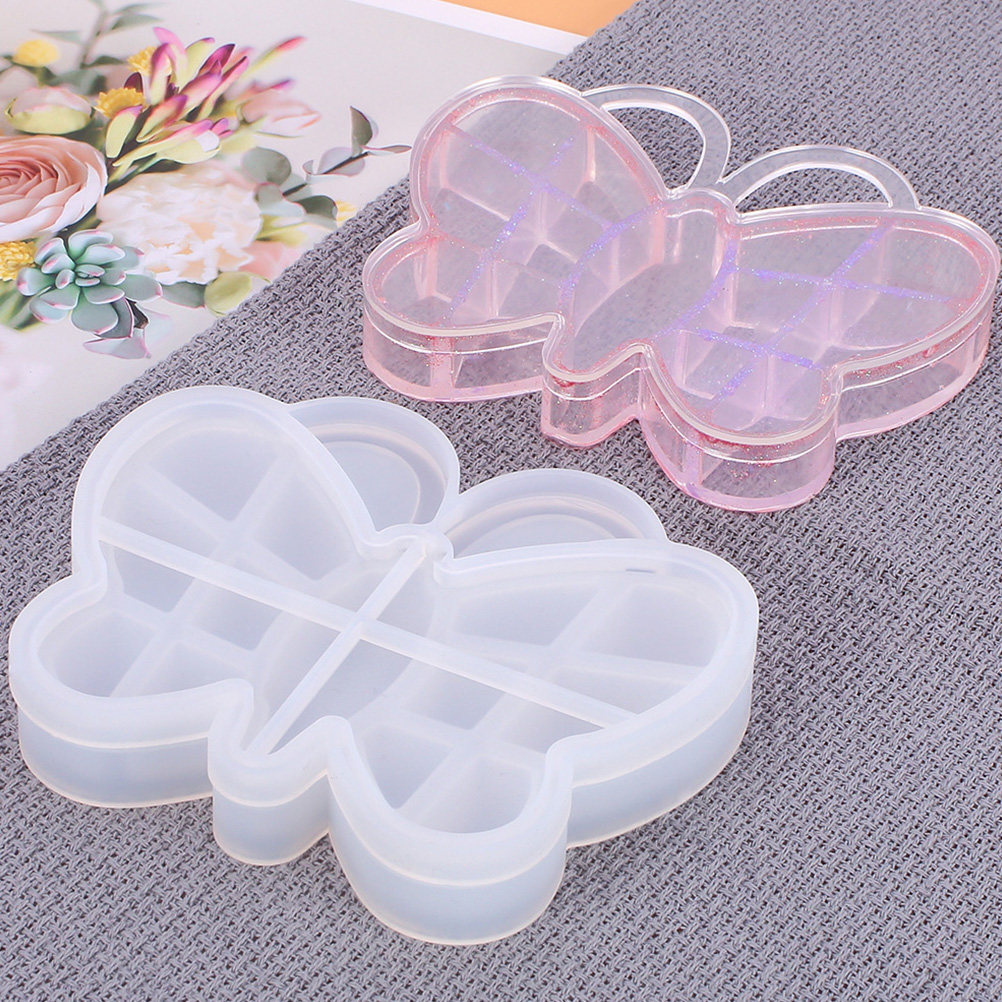 1Set High Quality Silicone But - огляд і ціна Silicone Epoxy Resin Molds Set