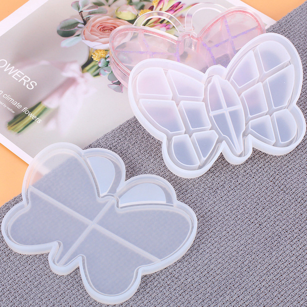 1Set High Quality Silicone But - огляд і ціна Silicone Epoxy Resin Molds Set