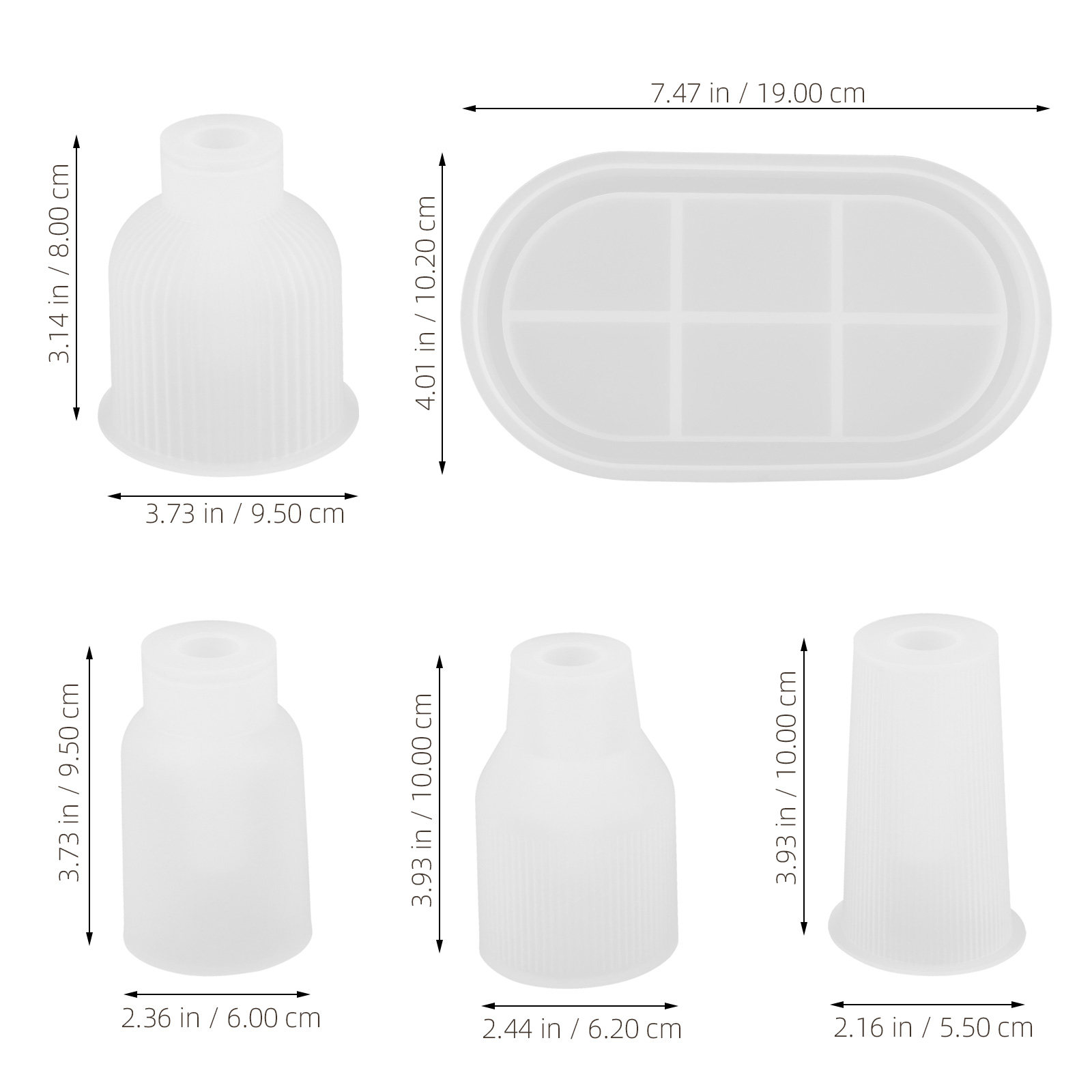 DIY Epoxy Resin Silicone Molds - огляд і ціна Silicone Epoxy Resin Molds Set