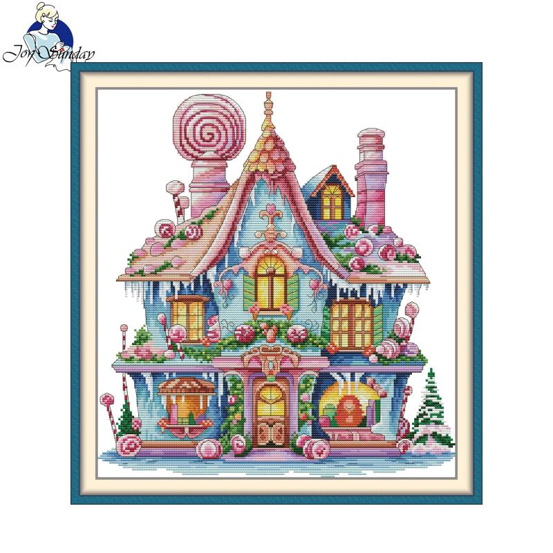 Joy Sunday Candy Cottage Print - огляд і ціна Cotton Embroidery Thread Skeins