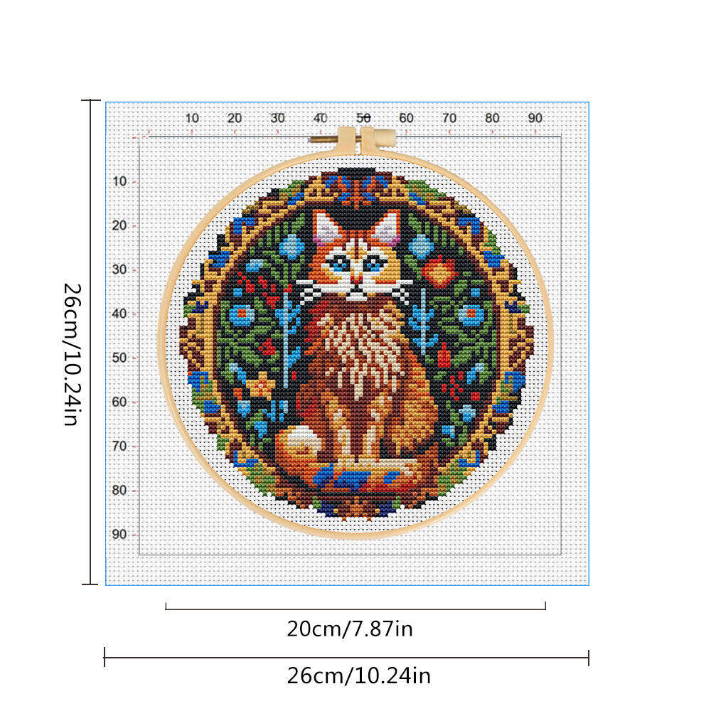 DIY Cross Stitch Cat Animal 11 - огляд і ціна Cotton Embroidery Thread Skeins