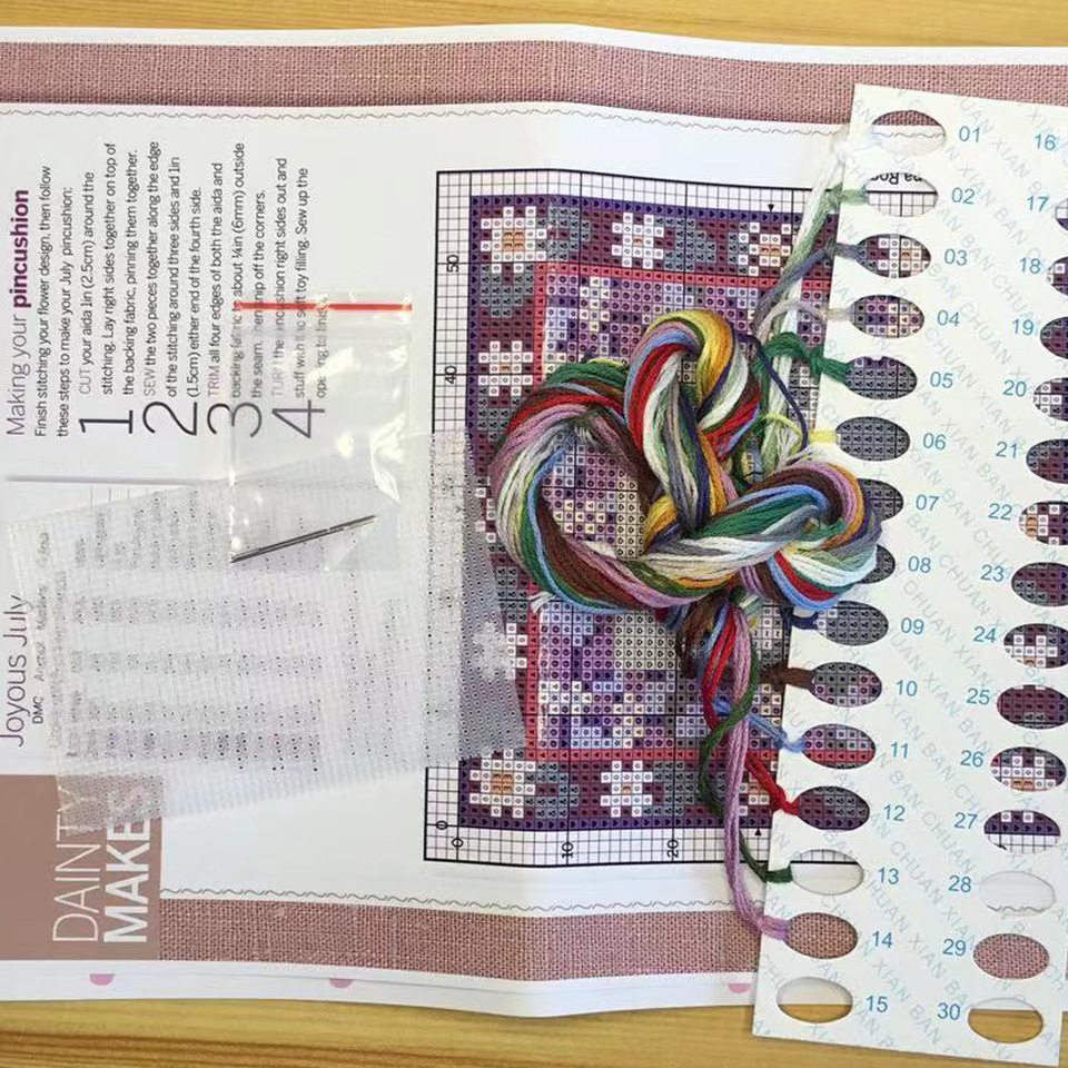 ZC133 Cross stitch kits Cross- - огляд і ціна Cotton Embroidery Thread Skeins