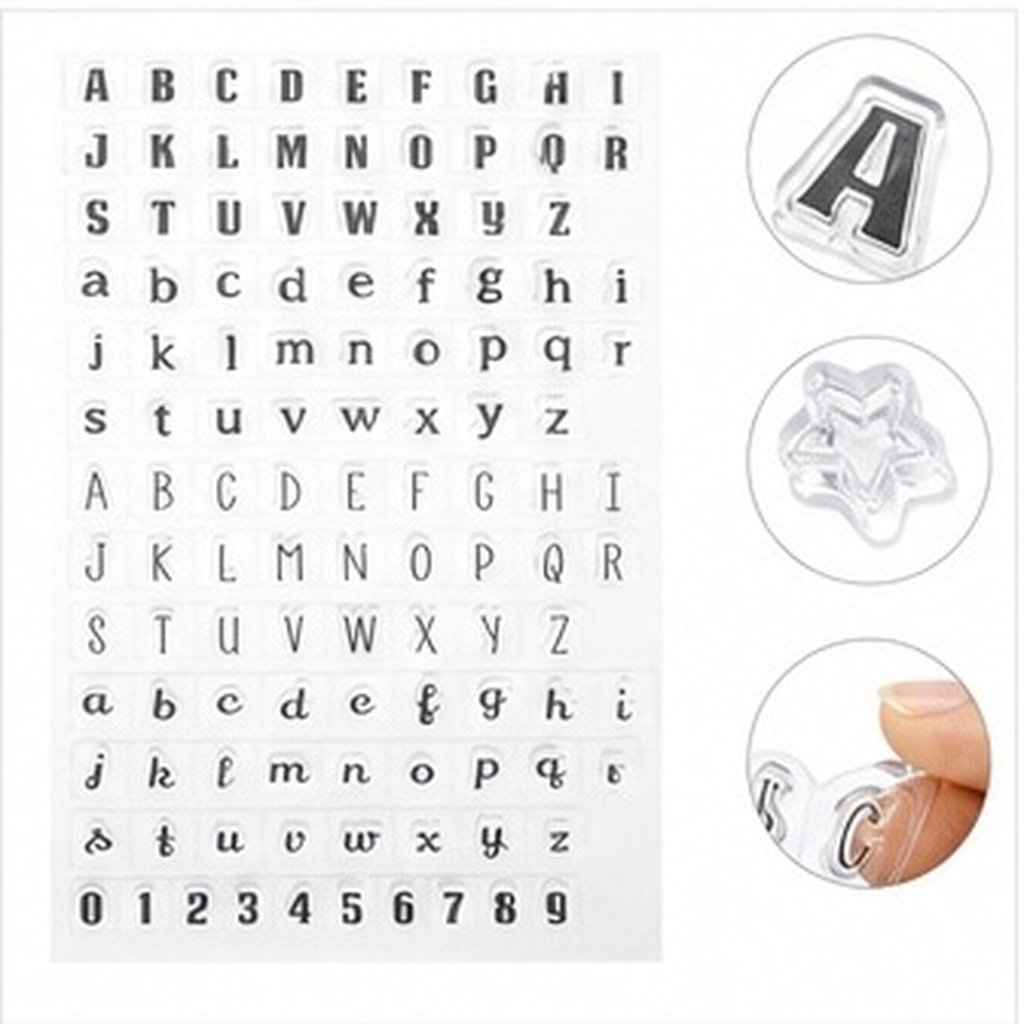 4Pcs Transparent Silicone Clea - огляд і ціна Clear Silicone Stamps For Card Making
