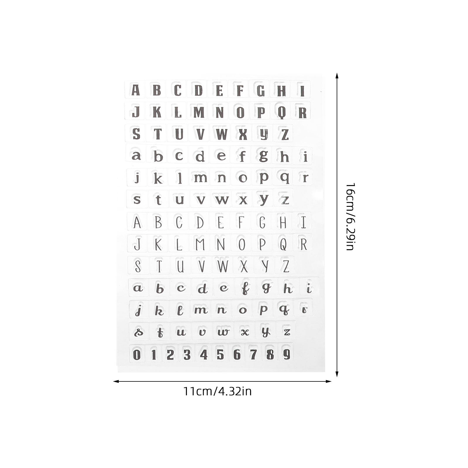 4Pcs Transparent Silicone Clea - огляд і ціна Clear Silicone Stamps For Card Making
