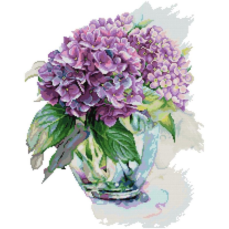 Hydrangea Flower Cross Stitch  - огляд і ціна Cotton Embroidery Thread Skeins