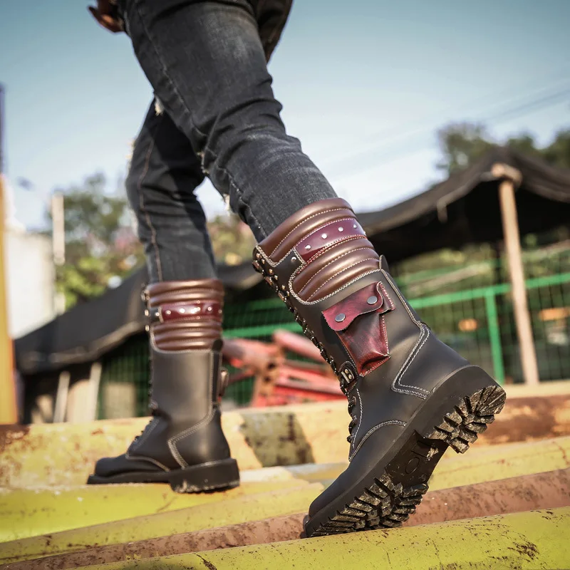 Men Knee High Leather Boots Wi - огляд і ціна Craft Tools