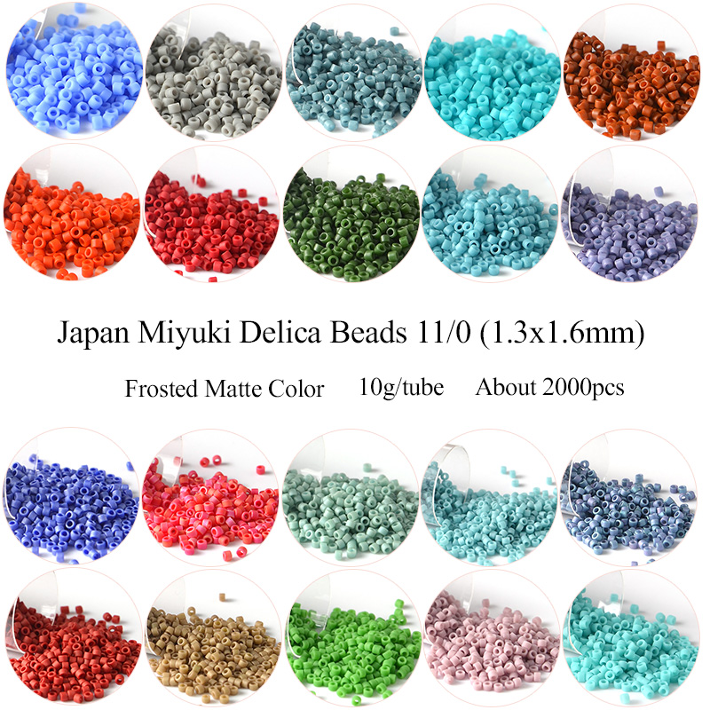 11/0 Japan Miyuki Delica Beads - огляд і ціна Glass Seed Beads 2Mm Jewelry Making