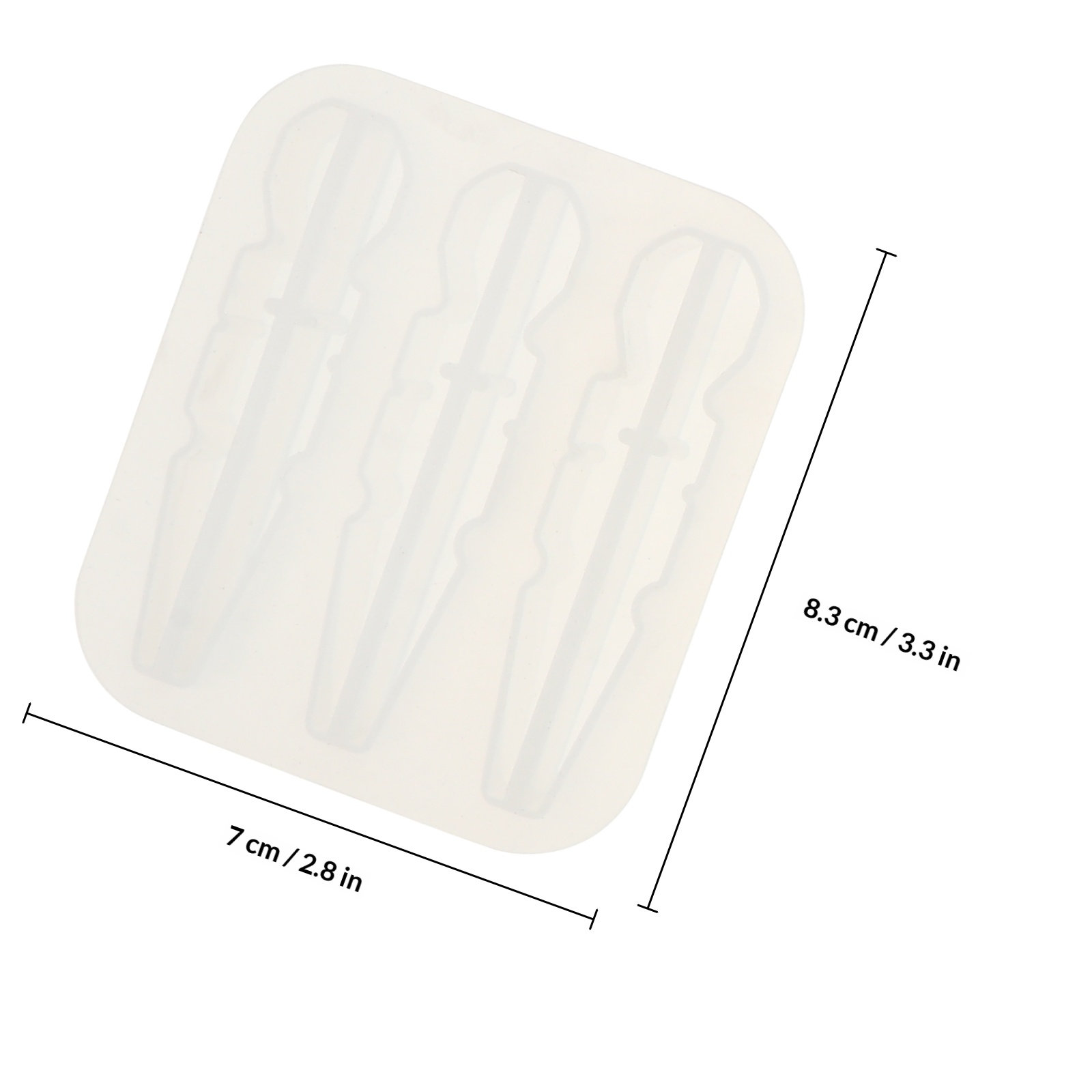 3Pcs Silicone Photo Clip Mould - огляд і ціна Silicone Epoxy Resin Molds Set