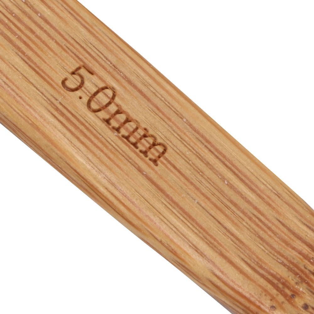 8pcs Ergonomic 2.5-6mm Sizes C - огляд і ціна Wooden Crochet Hooks Ergonomic Handle