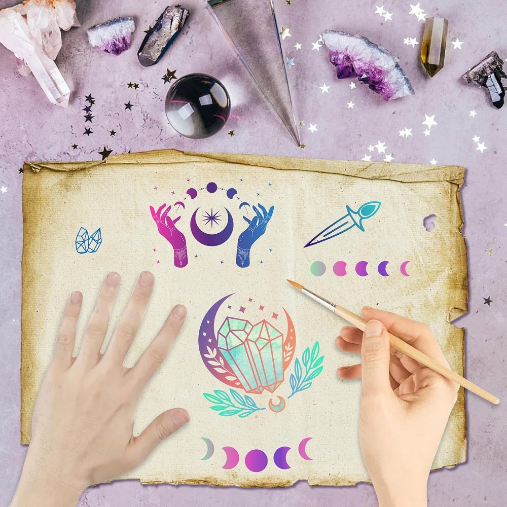 Moon Phase Crystal Rubber Stam - огляд і ціна Clear Silicone Stamps For Card Making